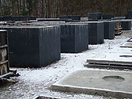 Plac produkacja szamb betonowych Zduńska Wola